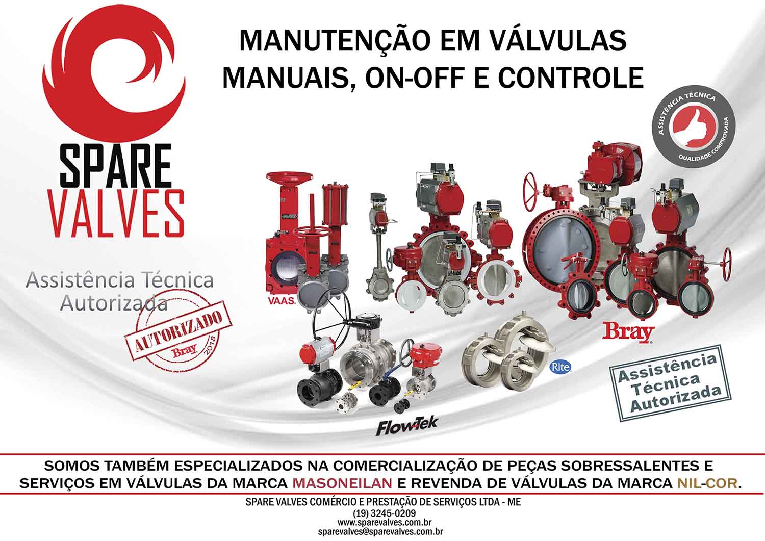 BRAY CONTROLS - AUTORIZADA Spare Valves