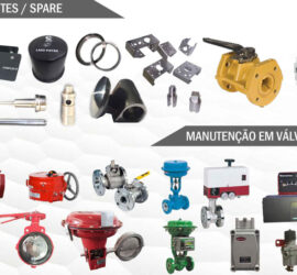 SPARE VALVES - PEÇAS SOBRESSALENTES E VÁLVULAS DE CONTROLE